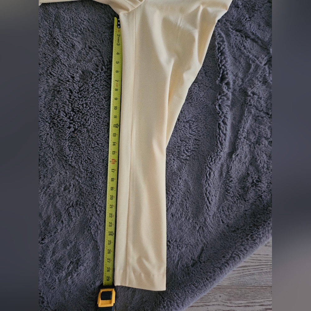 Focus 2000 Vintage Butter Yellow Straight Leg Dress Pants Womens 6 - Picture 10 of 12